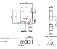 LC-100 thrubeam dimensions